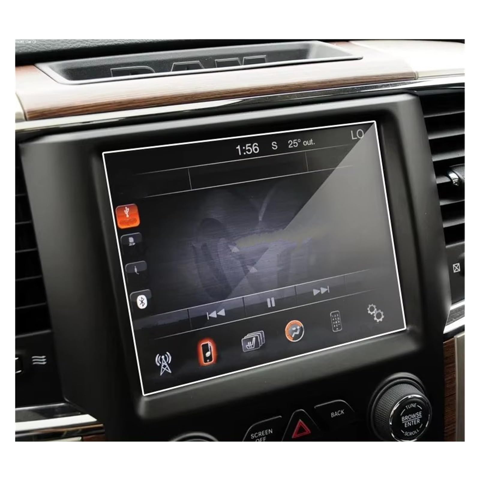 Displayschutzfolie Für Dodge Für Ram 1500 2500 3500 Uconnect 2013-2018 GPS-Navigationsbildschirm 8,4 Zoll Auto-Displayschutzfolie Aus Gehärtetem Glas Navigation Schutzfolie von BIISVM