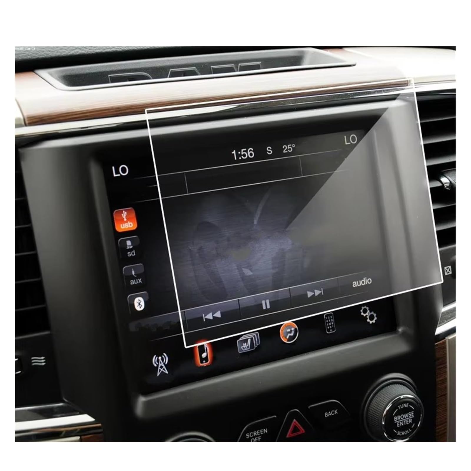 Displayschutzfolie Für Dodge Für Ram 1500 2500 3500 Uconnect 2013-2018 GPS-Navigationsbildschirmabdeckung 8,4-Zoll-Auto-Displayschutzfolie Aus Gehärtetem Glas Navigation Schutzfolie von BIISVM