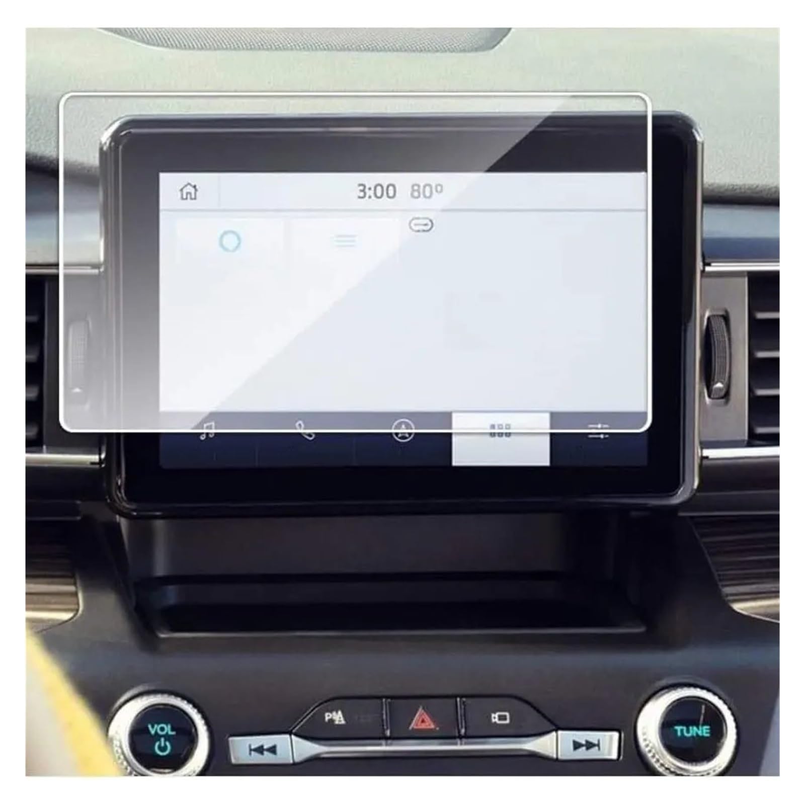 Displayschutzfolie Für Ford Für Explorer Für SYNC 3 2021 LCD Center Screen PET Displayschutzfolie 8 Zoll Auto GPS Navigation Schutzfolie Navigation Schutzfolie von BIISVM