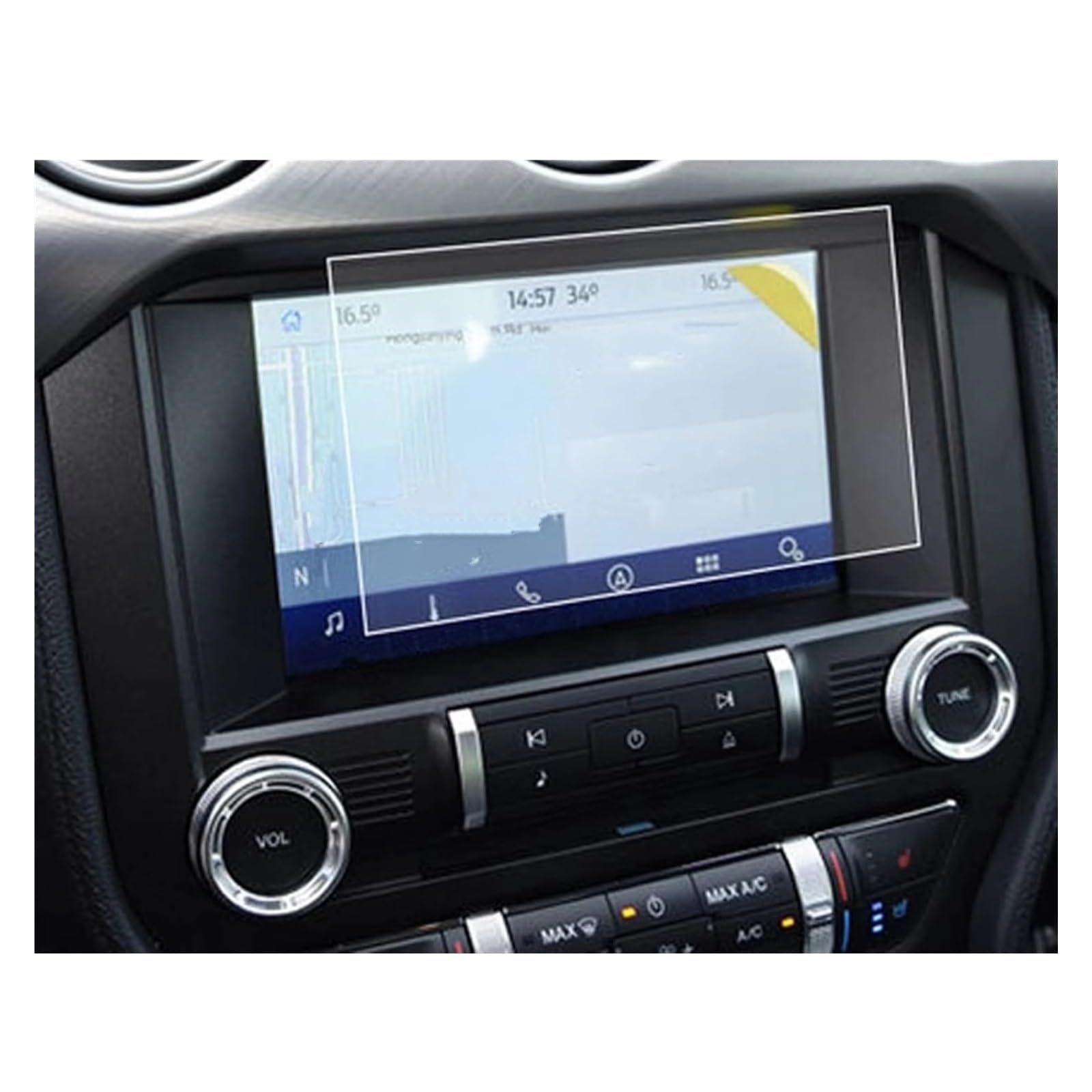 Displayschutzfolie Für Ford Für Mustang 2017 2018 2019 2020 Auto LCD GPS Navigation Gehärtetem Glas Bildschirm Film Schutz Navigation Schutzfolie von BIISVM