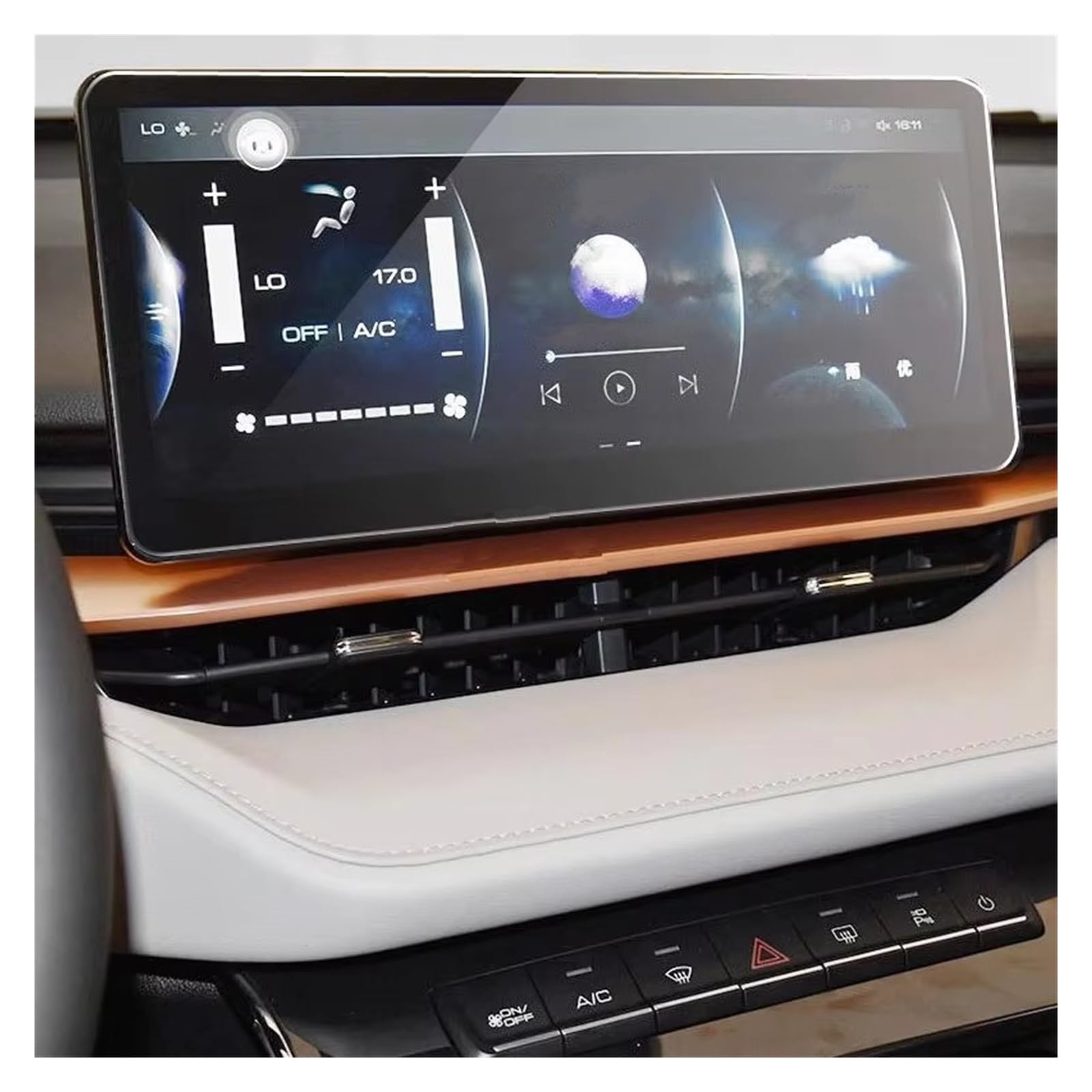 Displayschutzfolie Für Haval Für H6 2021 Autoradio-Navigation Innenraum Auto Auto GPS-Navigation Gehärtetes Glas Displayschutzfolie Navigation Schutzfolie von BIISVM