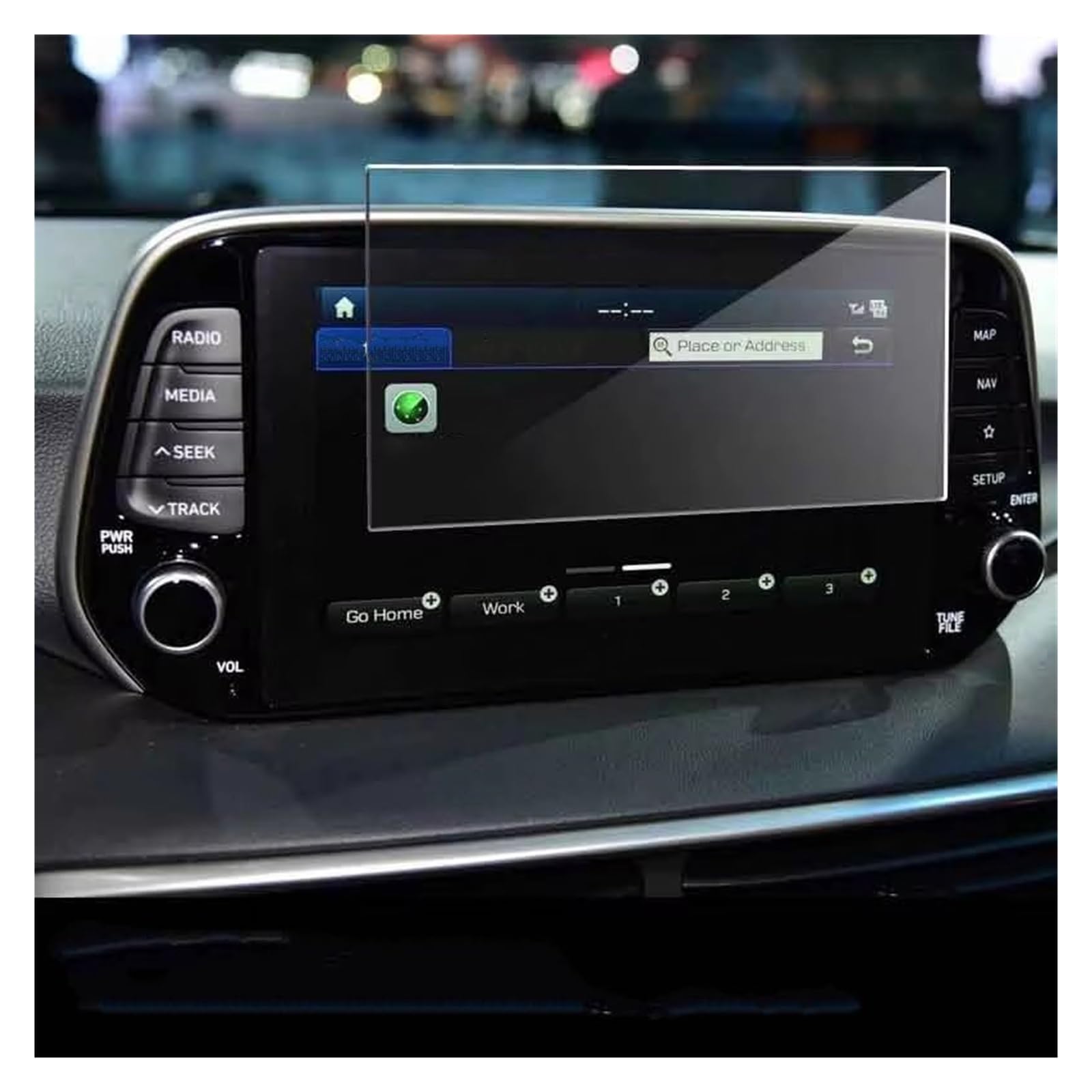 Displayschutzfolie Für Hyundai Für Tucson 2019 Auto GPS Navigation Gehärtetem Glas LCD Screen Schutz Film Auto Innen Zubehör Navigation Schutzfolie von BIISVM