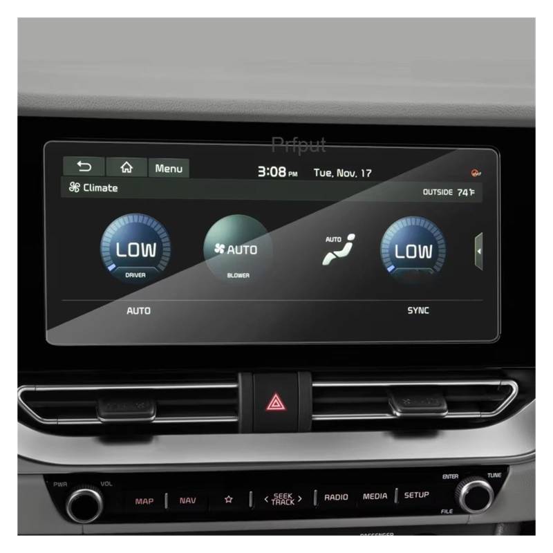 Displayschutzfolie Für KIA Für NIRO 2020-heute Internes Autozubehör 10,25 Zoll Auto-Styling GPS-Navigationsbildschirm Glasschutzfolienaufkleber Navigation Schutzfolie von BIISVM