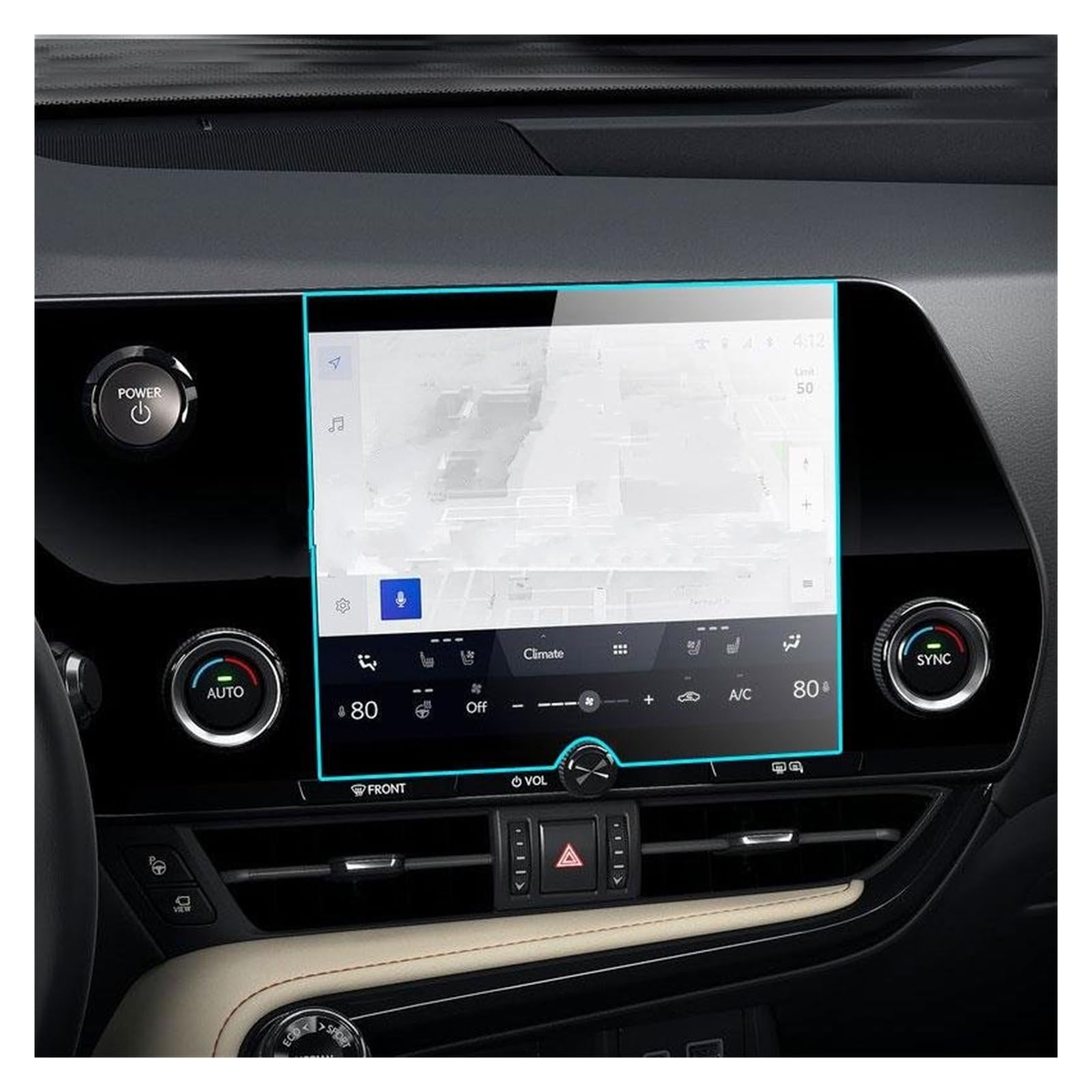 Displayschutzfolie Für Lexus Für NX NX450H NX350 NX250 NX350H 2022 Autoradio GPS Auto-Infotainment-Bildschirmaufkleber Aus Gehärtetem Glas Filmschutz Navigation Schutzfolie von BIISVM