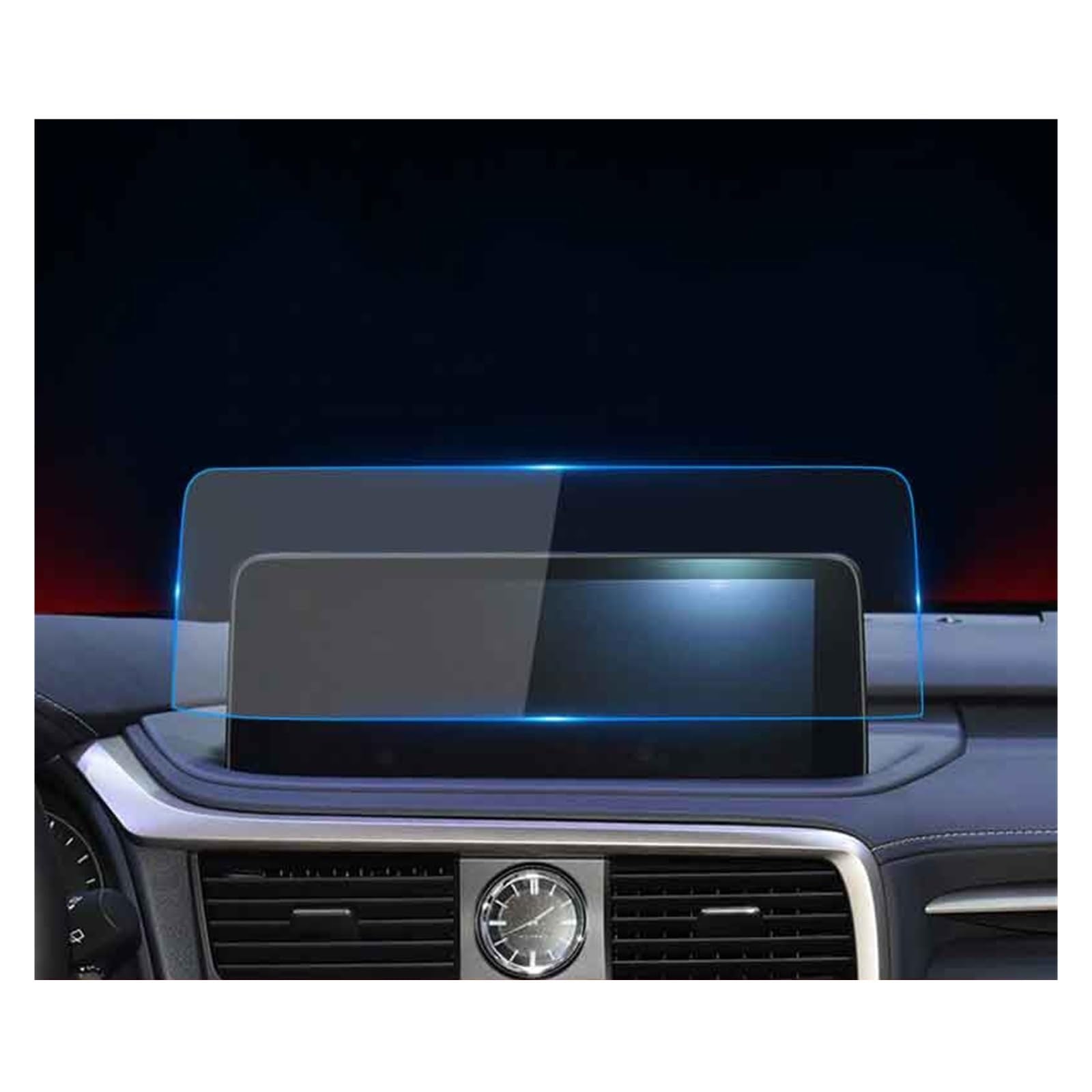 Displayschutzfolie Für Lexus Für RX 300 350 450h 2020-2021 Auto-GPS-Navigationsbildschirm Schutzfolie Aus Gehärtetem Glas Auto-Innenaufkleber Zubehör Navigation Schutzfolie von BIISVM