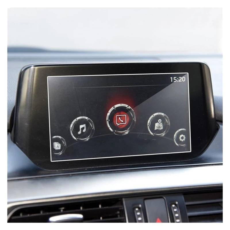 Displayschutzfolie Für Mazda 6 Für Atenza 2014-2020 Auto GPS Navigation Gehärtetem Glas Screen Protector Film Portective Bildschirm Auto Zubehör Innen Navigation Schutzfolie von BIISVM