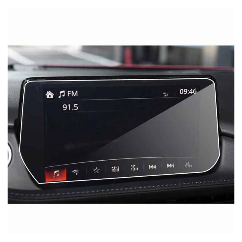 Displayschutzfolie Für Mazda 6 Für Atenza 2014-2020 Auto GPS Navigation Gehärtetem Glas Screen Protector Film Portective Bildschirm Auto Zubehör Innen Navigation Schutzfolie von BIISVM