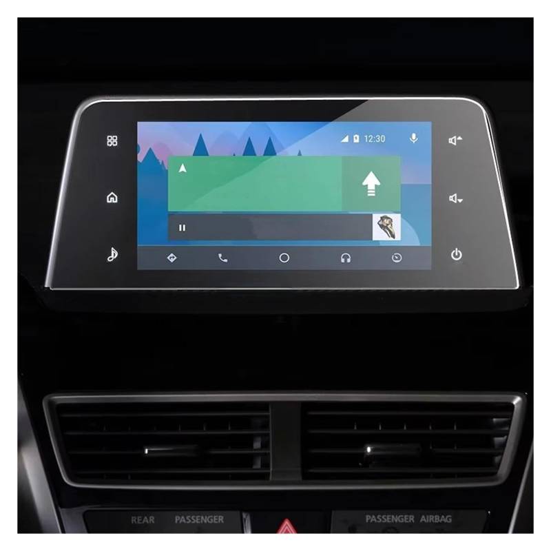 Displayschutzfolie Für Mitsubishi Für Eclipse Für Cross 2018 2019 2020 Autoradio GPS-Navigation Innenraum Displayschutzfolie Aus Gehärtetem Glas Navigation Schutzfolie von BIISVM