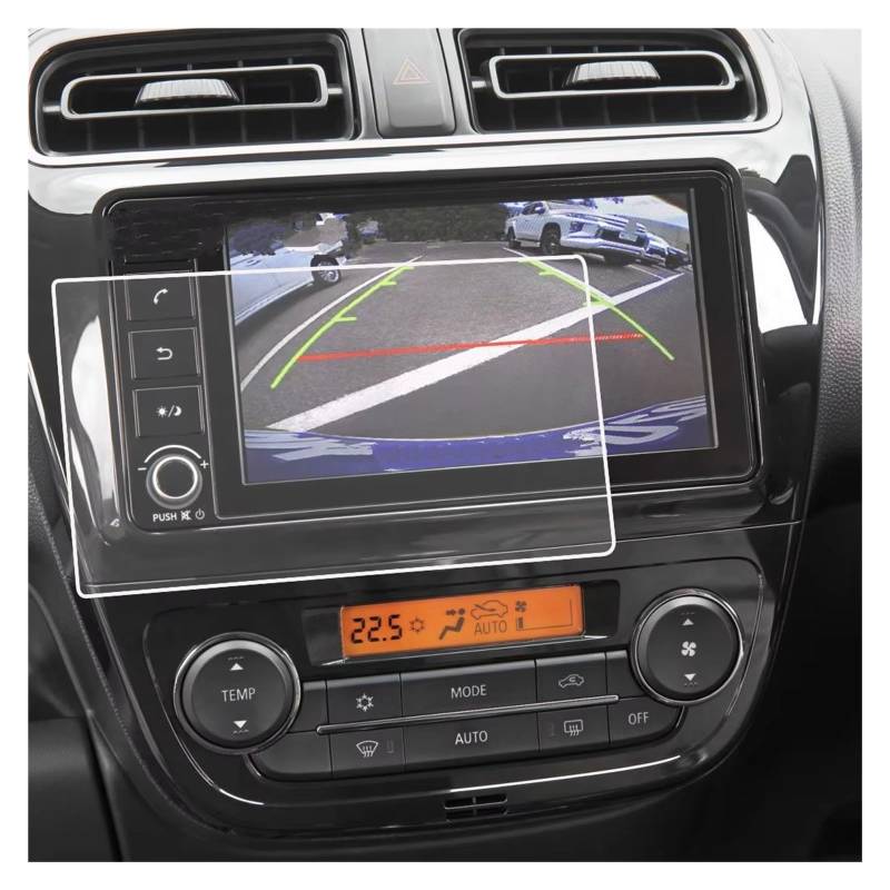 Displayschutzfolie Für Mitsubishi Für Mirage 2020 2021 2022 6,25 Zoll Autoradio GPS-Navigation Displayschutzfolie Aus Gehärtetem Glas Innenzubehör Navigation Schutzfolie von BIISVM