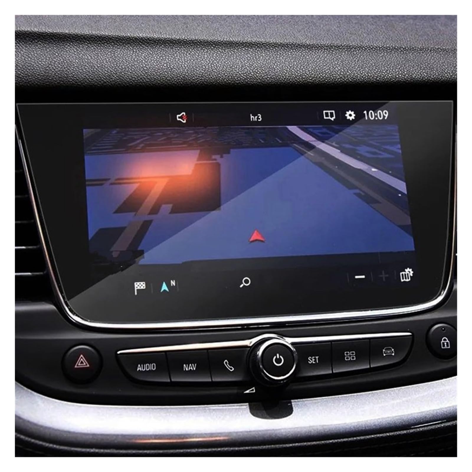 Displayschutzfolie Für Opel Für Crossland Für X 2017-2021 7 8 Zoll Auto-Innenraum GPS-Navigationsbildschirm Gehärtetes Glas Schutzfolie Anti-Kratz-Innenraum Navigation Schutzfolie von BIISVM