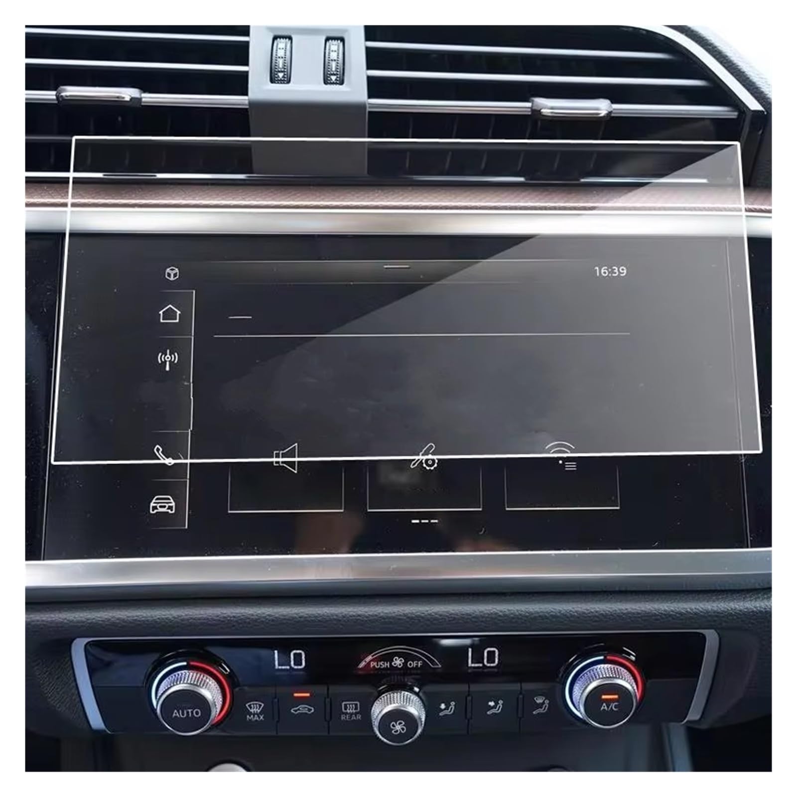 Displayschutzfolie Für Q3 2021 2022 Autonavigation Radio DVD GPS LCD Armaturenbrett Bildschirmaufkleber Bildschirmschutzfolie Aus Gehärtetem Glas Navigation Schutzfolie von BIISVM