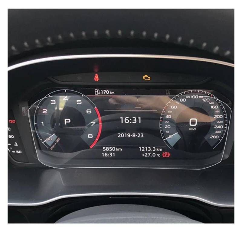 Displayschutzfolie Für Q3 F3 2019 2020 2021 2022 Gehärtetem Glas Auto Navigation Schutz Film Dashboard Monitor Bildschirm Aufkleber Zubehör Navigation Schutzfolie von BIISVM