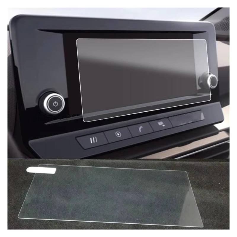 Displayschutzfolie Für Seat Für Ibiza 2022 8,25 Zoll Auto GPS Navigation Film LCD Screen Screen Protector Gehärtetem Glas Schutz Film Navigation Schutzfolie von BIISVM