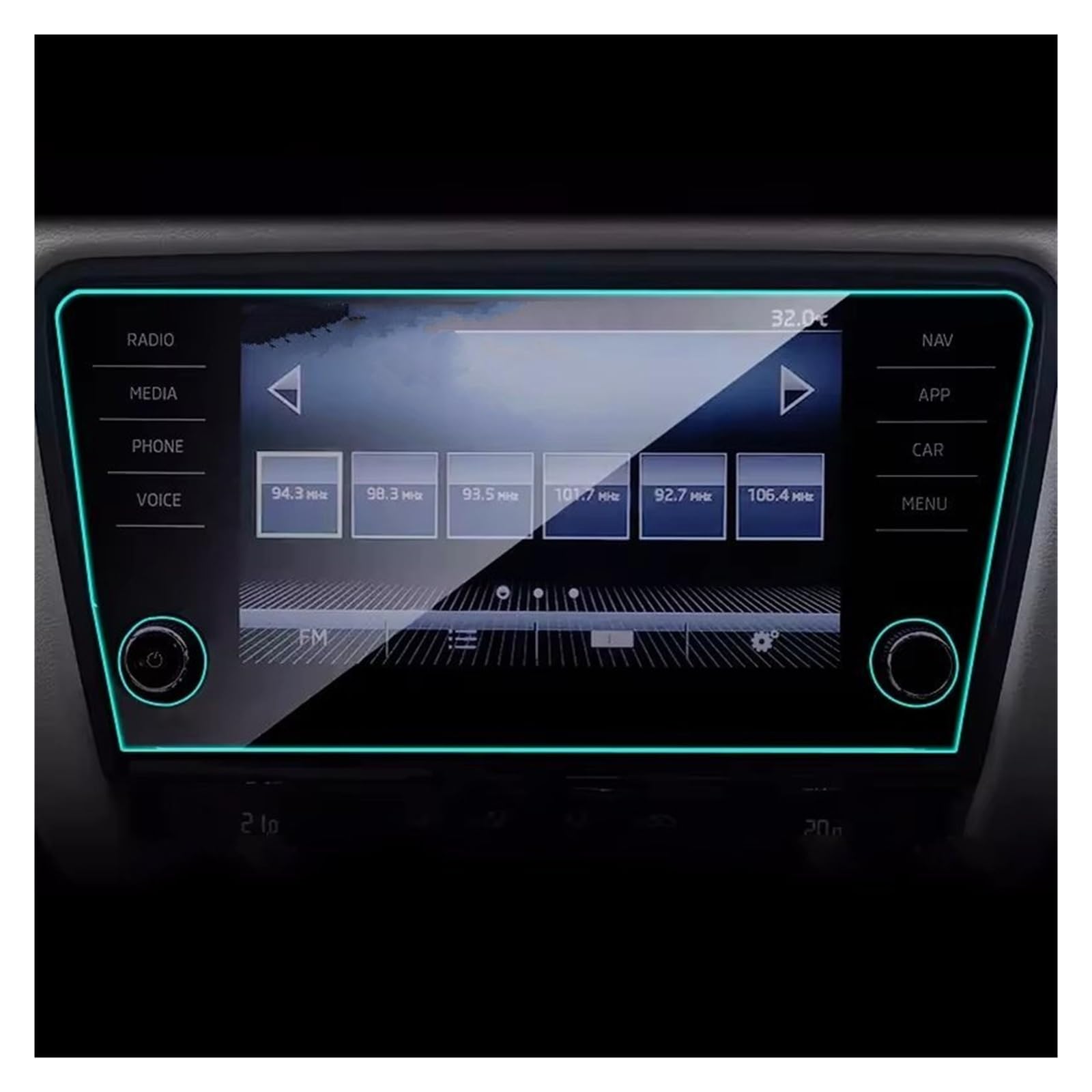 Displayschutzfolie Für Skoda Für Octavia Für A7 2017 2018 2019 Auto GPS Navigation Schutzfolie LCD Bildschirm TPU Film Displayschutz Dekoration Navigation Schutzfolie von BIISVM