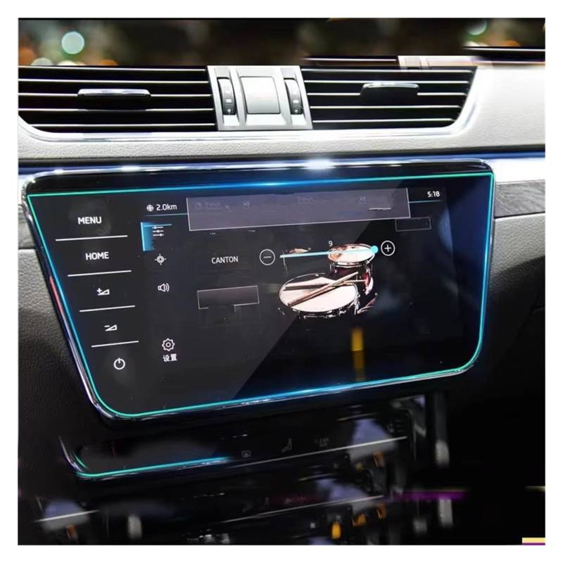 Displayschutzfolie Für Skoda Für Superb Für Scout/Für Combi Für IV 2020 2021 2022 Auto GPS Navigation Touchscreen Schutzfolie Gehärtetes Glas Filmschutz Navigation Schutzfolie von BIISVM