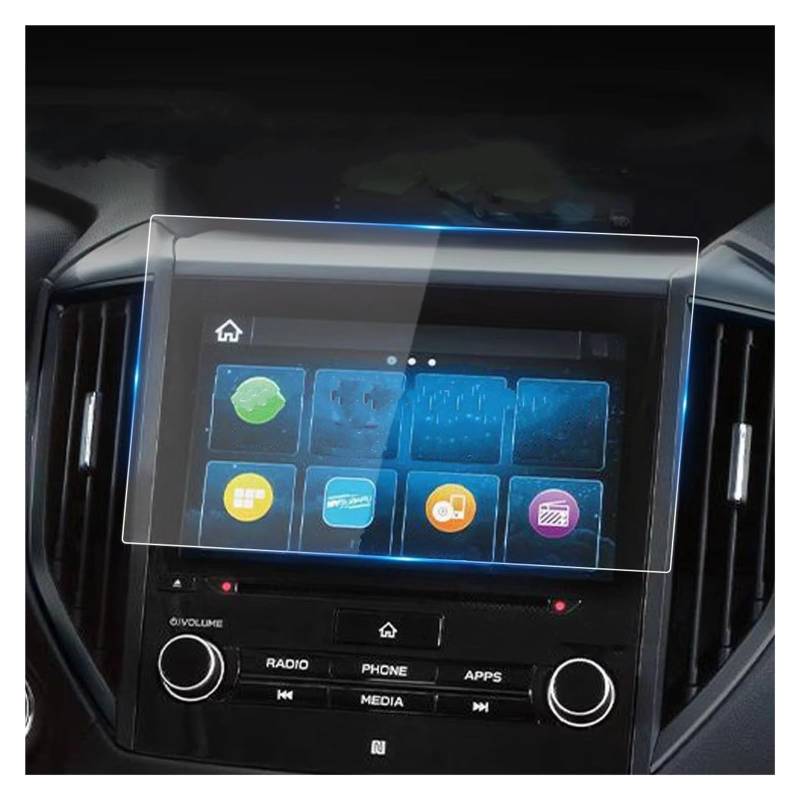 Displayschutzfolie Für Subaru Für XV 2018-2023 Autonavigation Displayschutzfolie Displayschutzfolie LCD-Schutzaufkleber Kratzfester Hartglasfilm Navigation Schutzfolie von BIISVM