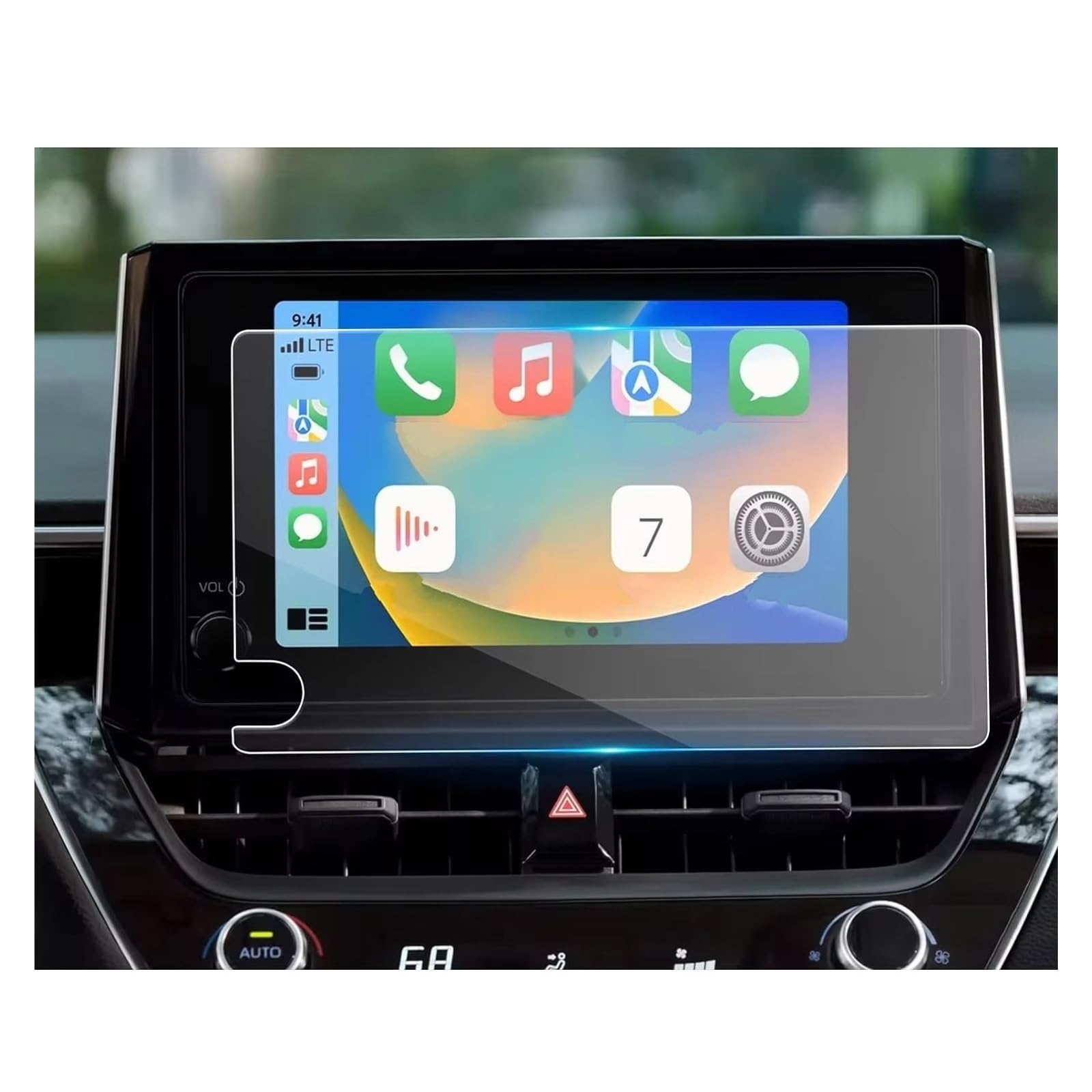 Displayschutzfolie Für Toyota Für Corolla/Für Toyota Für GR Für Corolla 2023 8 Zoll Auto Infotainment Radio GPS Konsole Navigation PET Screen Protector Navigation Schutzfolie von BIISVM