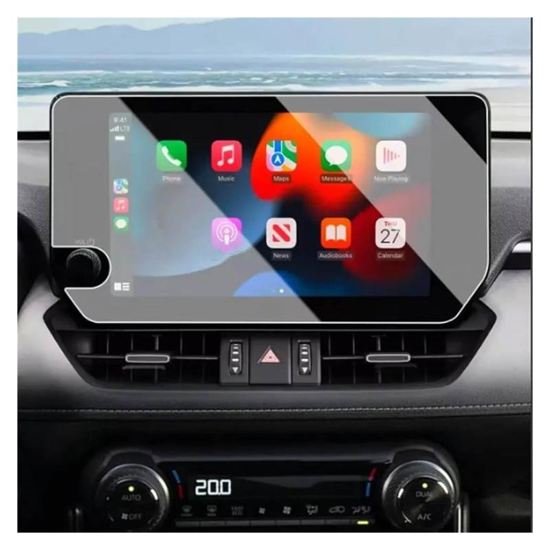 Displayschutzfolie Für Toyota Für RAV4 2023 2024 Auto LCD GPS Navigation Gehärtetem Glas Touch Screen Film Protector Navigation Schutzfolie von BIISVM