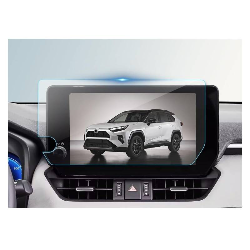 Displayschutzfolie Für Toyota Für RAV4 Für RAV 4 2023 2024 Auto-Infotainment-Radio GPS-Konsole Navigation Displayschutzfolie Aus Gehärtetem Glas Navigation Schutzfolie von BIISVM