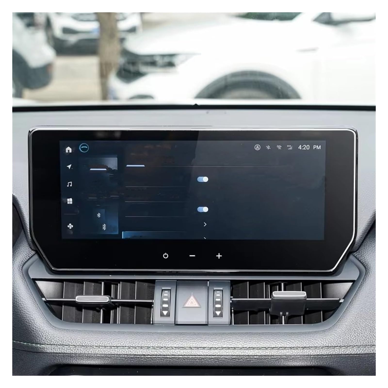 Displayschutzfolie Für Toyota Für Rav4 2023 Version Auto Infotainment Radio GPS Navigation Innenraum Gehärtetem Glas Displayschutzfolie Navigation Schutzfolie von BIISVM