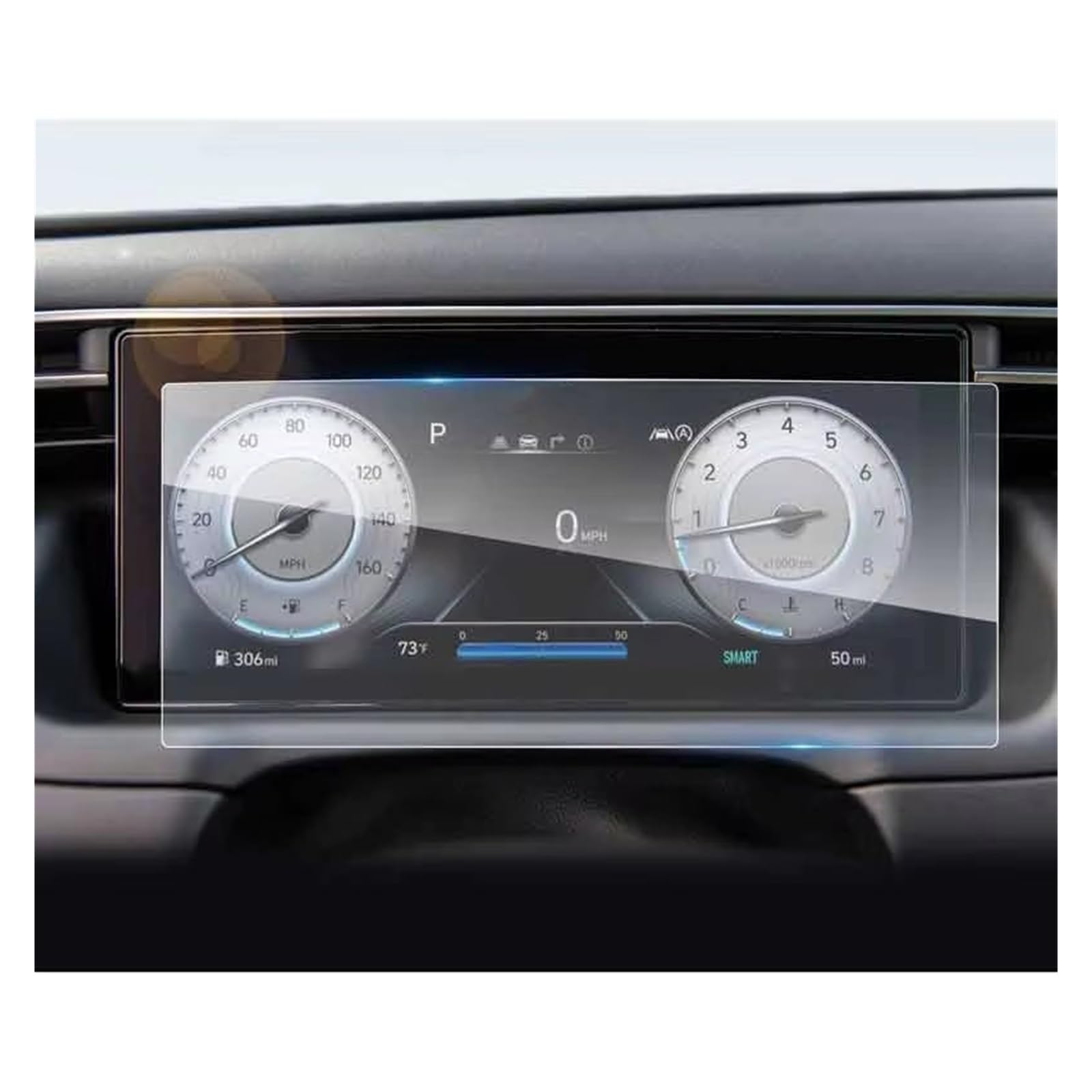 Displayschutzfolie Für Tucson Für NX4 2021 10,25 Zoll Fahrzeug LCD Instrument Display Auto Innen Zubehör 268 * 116MM Auto Screen Protector Navigation Schutzfolie von BIISVM