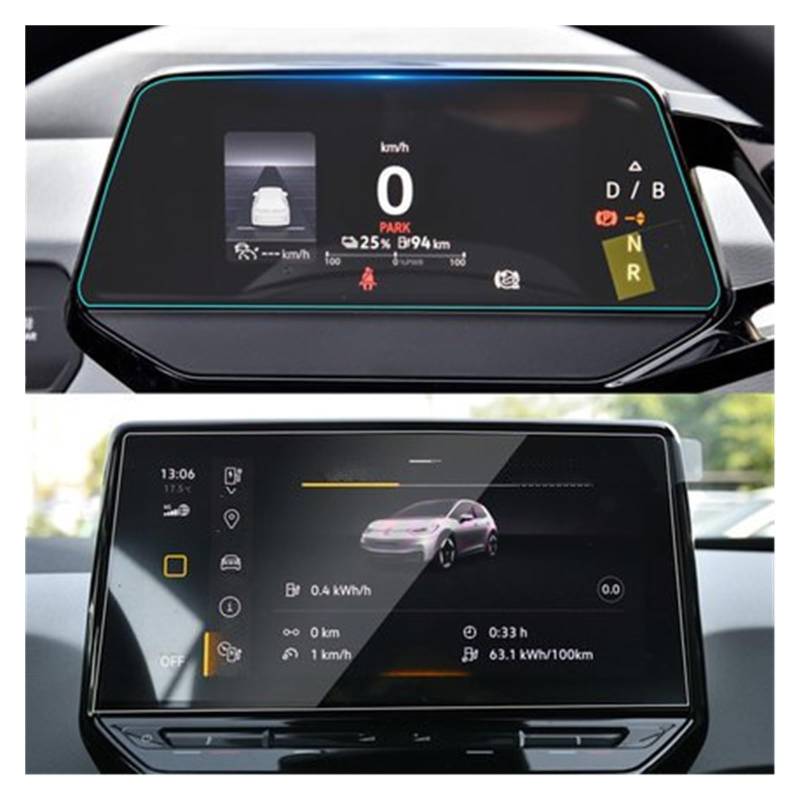 Displayschutzfolie Für VW Für ID.3 2020 2021 Auto GPS Navigation Armaturenbrett Bildschirm Gehärtetem Glas Schutz Film Auto Innen Aufkleber Accessori Navigation Schutzfolie von BIISVM