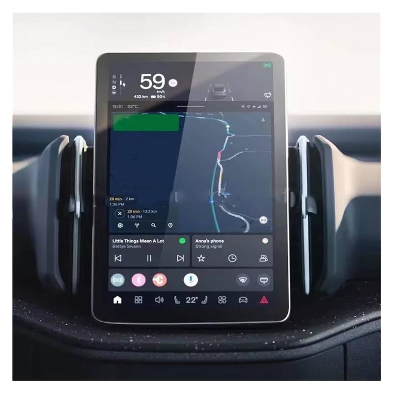 Displayschutzfolie Für Volvo Für EX30 2024 2025 12,3 Zoll Auto-Infotainment-Radio GPS-Navigation Innenraum Displayschutzfolie Aus Gehärtetem Glas Navigation Schutzfolie von BIISVM