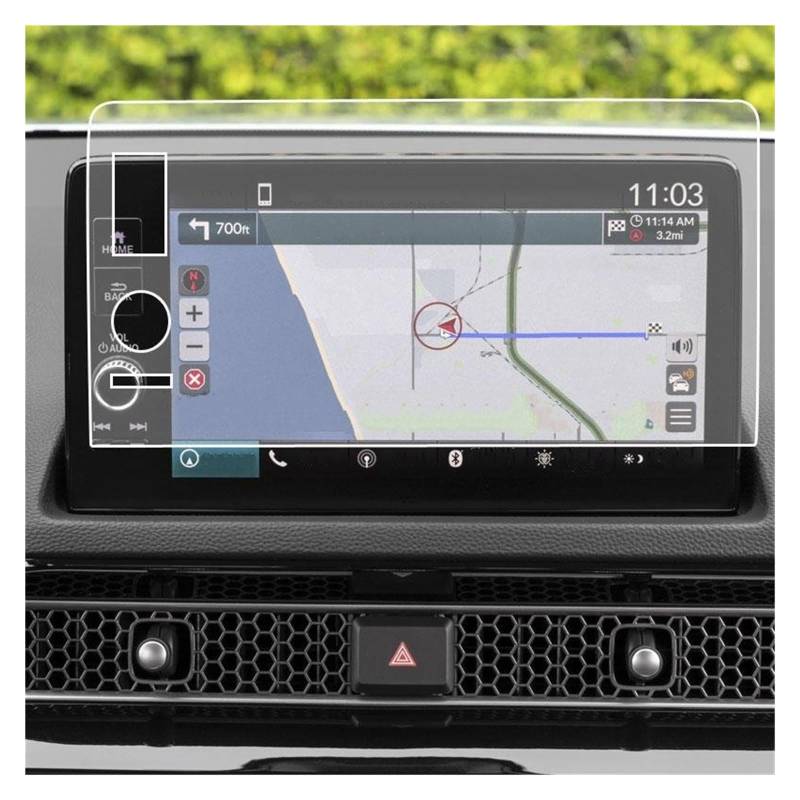 Displayschutzfolie Für ZR-V 2024 Auto GPS Navigation Zentrale Multimedia Display Screen Protector Gehärtetem Glas Schutz Film Navigation Schutzfolie von BIISVM