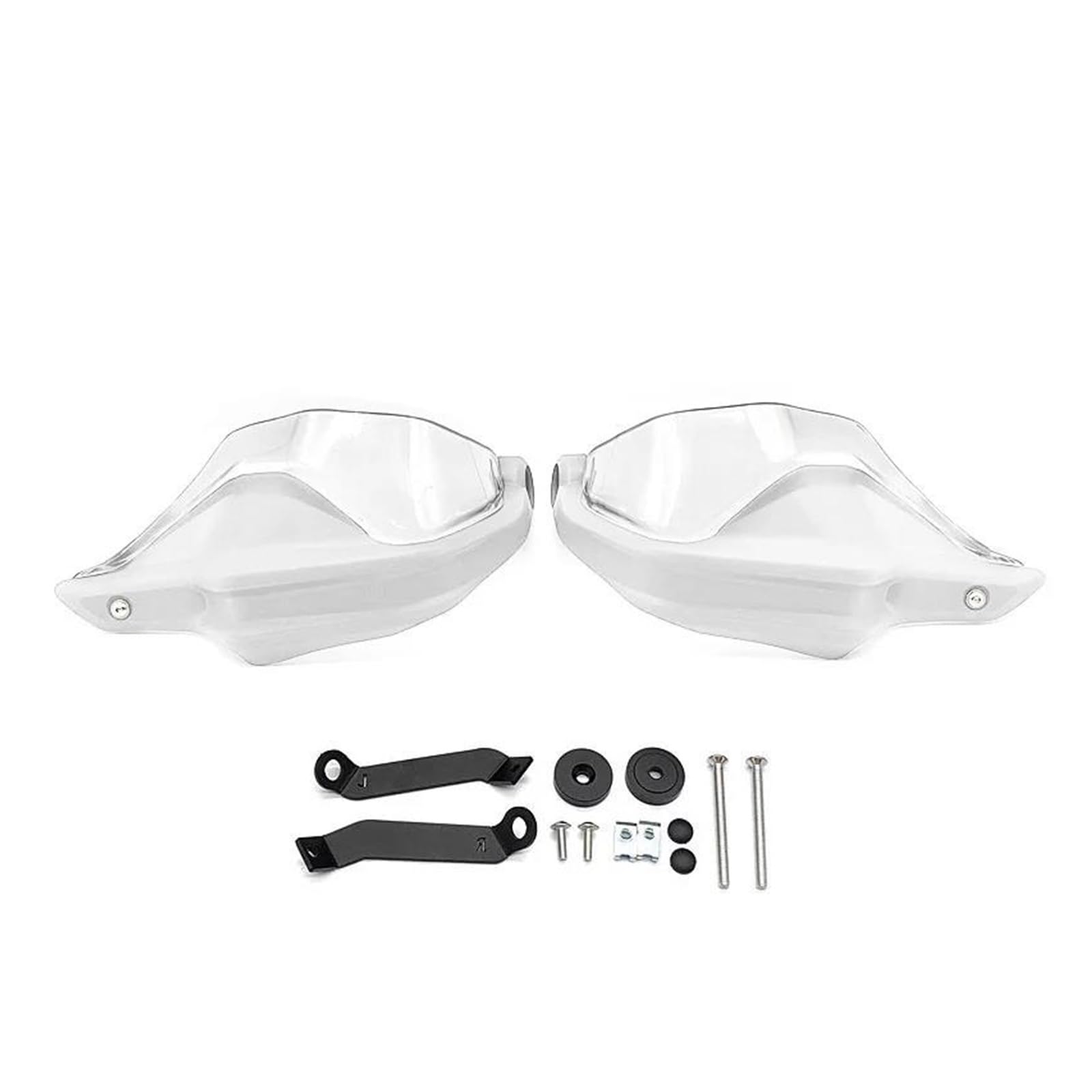 Für CB500X CB500F CB 500 X/F 2013-2021 CB400X CB400F 2021 Motorrad Handschutz Schild Hand Schutzfolie Windschutzscheibe Motorrad Handschutz Handprotektoren(White Clear Set) von BIISVM