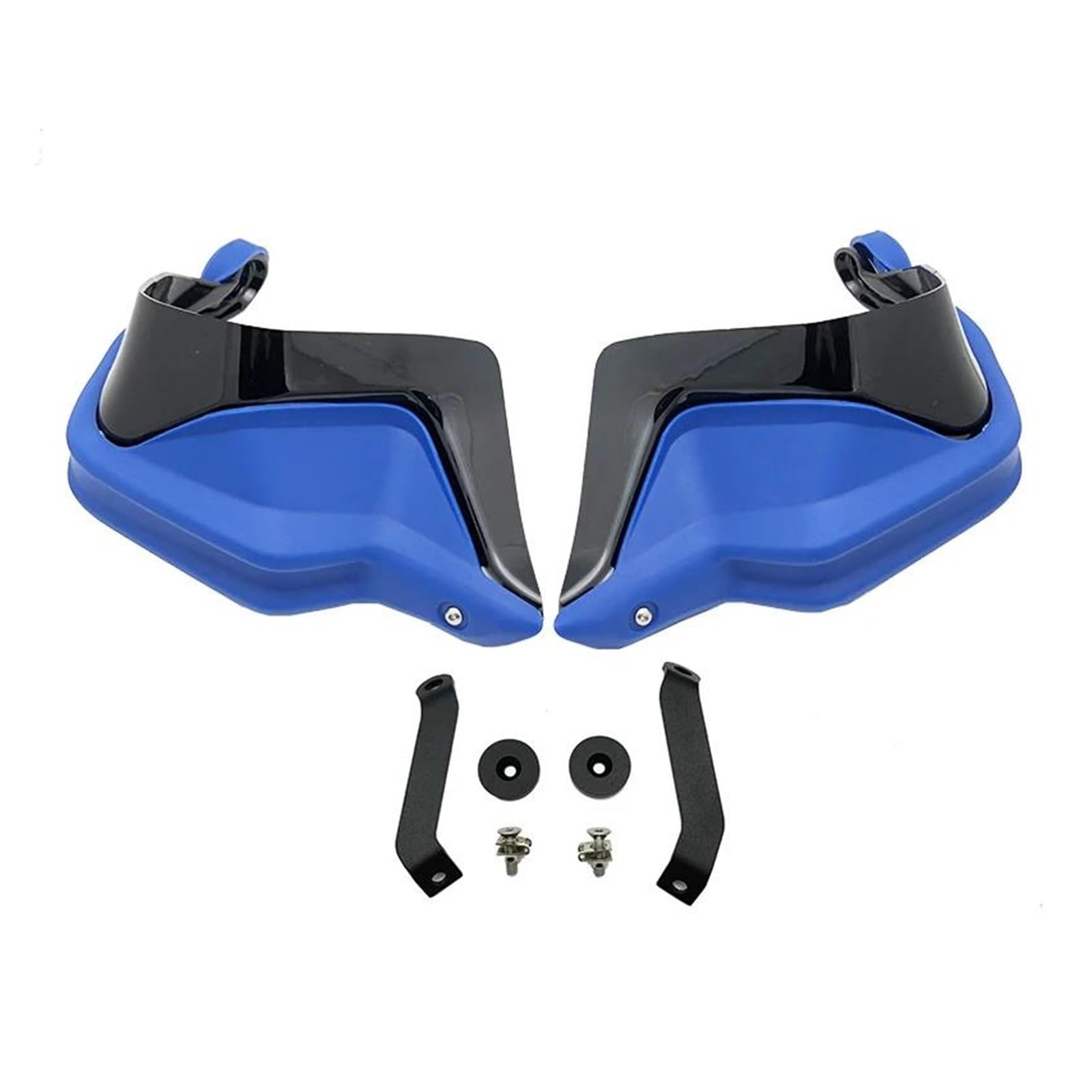 Für CB500X NC750X CB500 2013-2021 2020 2019 Motorrad Griff Bar Handschutz Handprotektoren Schutz Bremse Kupplung Protector Wind Schild Motorrad Handschutz Handprotektoren(Blue Black Set) von BIISVM