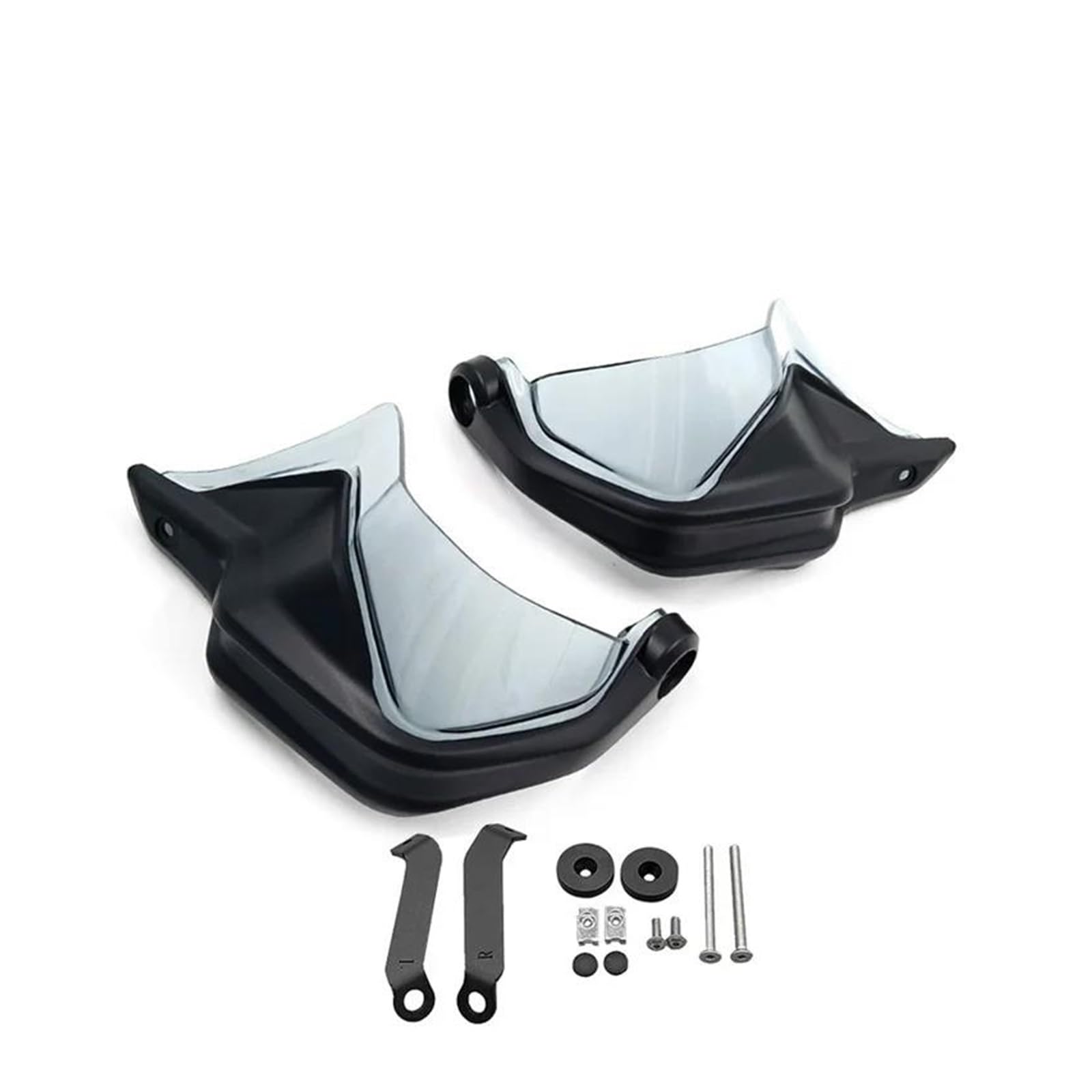 Für CB650R CBR650R CB 650R CBR 650R 2019 2020 2021 Neue Motorrad Handschutz Hand Schutz Wind Schild Hand Guards Abdeckung Motorrad Handschutz Handprotektoren(Full Set Black 2) von BIISVM