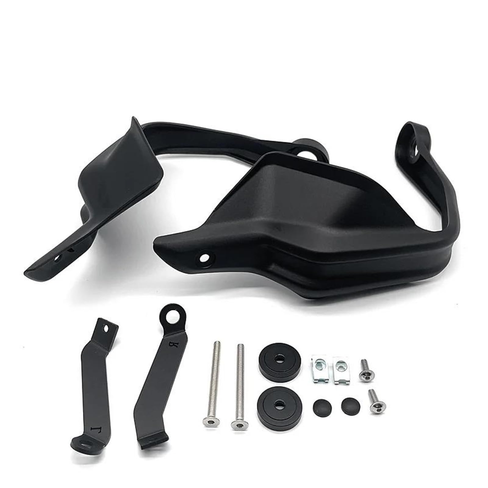 Für NC750X Für DCT NC750S NC700X NC 750X2013-2020 2021 2022 Carbon Look Motorrad Handschutz Schild Hand Schutzfolie Motorrad Handschutz Handprotektoren(Black Handguard) von BIISVM