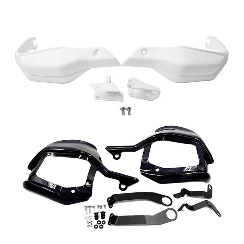 Für X-ADV 750 Für XADV 750 X Für ADV 750 2017 2018 19 2020 Motorrad Handschützer Windschutz Lenker Handschutz Griffschutz Motorrad Handschutz Handprotektoren(Full Set White 1) von BIISVM