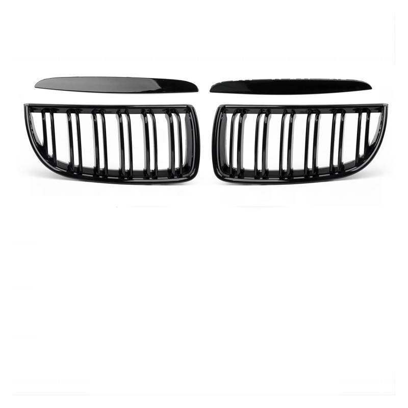 Kühlergrill Grill Auto Front Glanz Balck Grills Sport Diamant Für E90 Für E91 Tuning Für 3 Serie 2005 2006 2007 2008 2009 2010 2011 2012 Für LCI Grill Kühlergrill Vorne(05-08 GB Dual Slat) von BIISVM