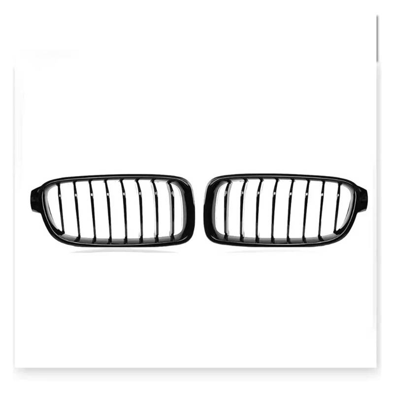 Kühlergrill Grill Auto Front Sport Grill Nieren Gitter Grill Für 3-Serie Für F30 Für F31 Für F35 Für 320i Für 320d Für 325i 2013 2014 2015 2016 2017 2018 2019 Grill Kühlergrill Vorne(Gloss Black 1) von BIISVM