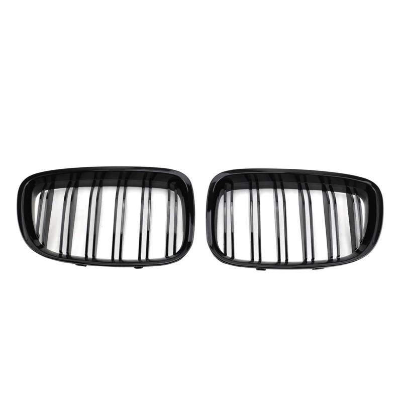 Kühlergrill Grill Auto Front Stoßstange Nieren Gitter 2 Linie Doppel Lamellen Racing Grill Für F07 Für 5 Serie Für GT 520 528 530 535 550 2010 2011 2012 2013-2017 Grill Kühlergrill Vorne von BIISVM