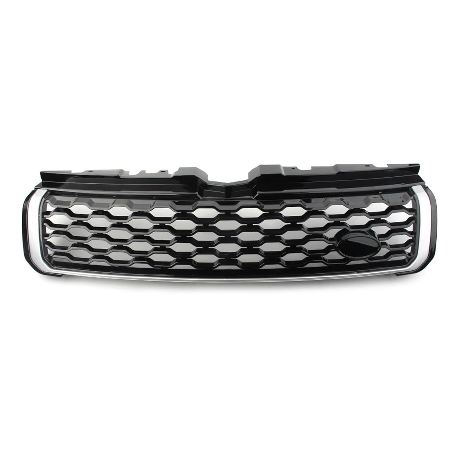 Kühlergrill Grill Auto Front Upper Grille Grill Für Land Für Rover Für Range Für Rover Für Evoque 2010 2011 2012 2013 2014 2015 2016 2017 2018 Grill Kühlergrill Vorne(Silber) von BIISVM