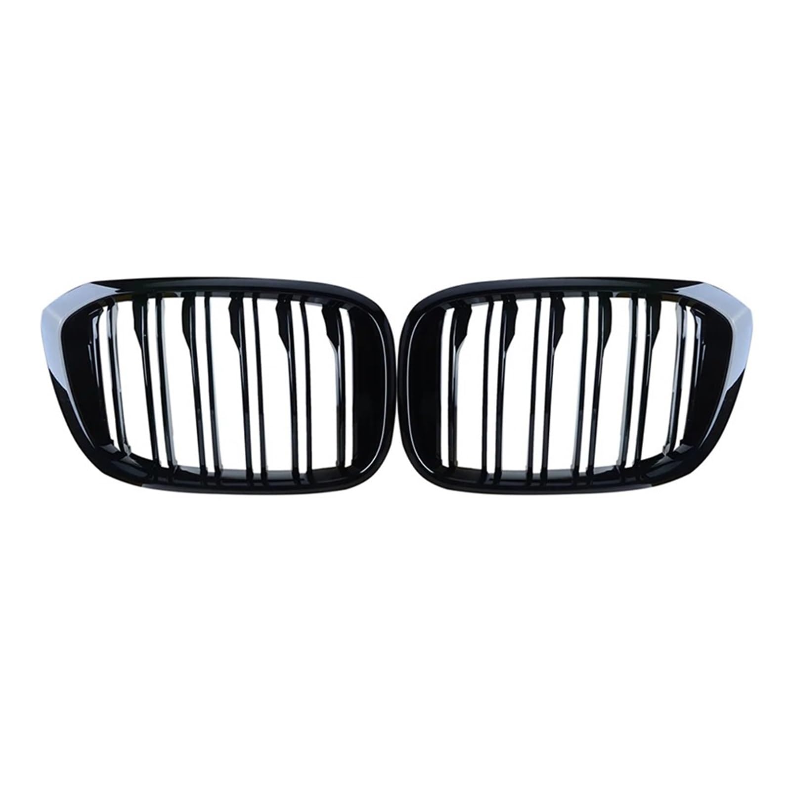 Kühlergrill Grill Auto Frontschürze Kühlergrill Schwarz Tuning Fit Für X3 Für G01 Für X4 Für G02 2018 2019 2020 2021 Grill Kühlergrill Vorne(Type B) von BIISVM