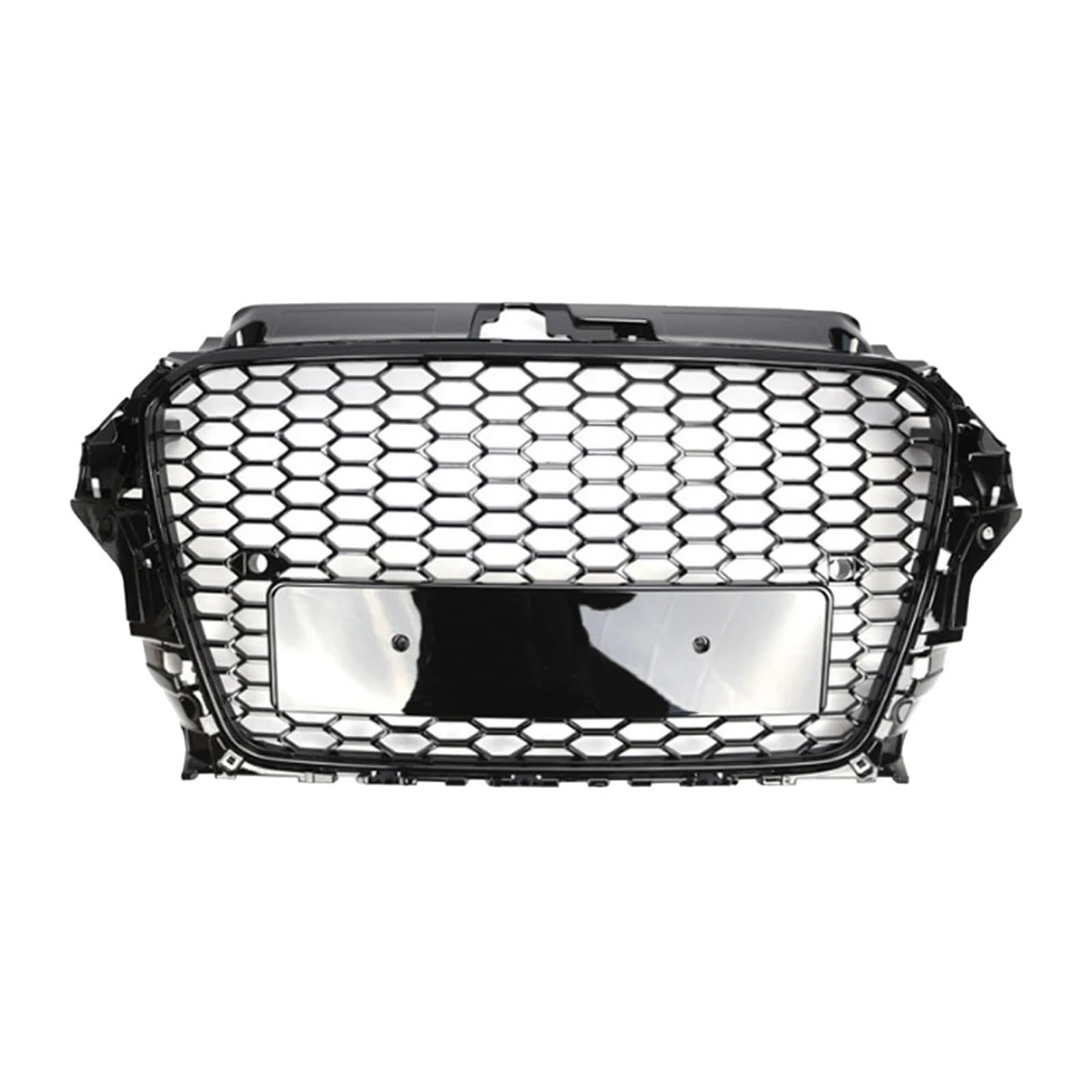 Kühlergrill Grill Auto-Frontstoßstangengrill Waben-Kühlerschutz Racing-Grills Lüftungsgitter-Abdeckung Kompatibel Mit Für A3 Für S3 2013 2014 2015 8V3853651 Grill Kühlergrill Vorne von BIISVM