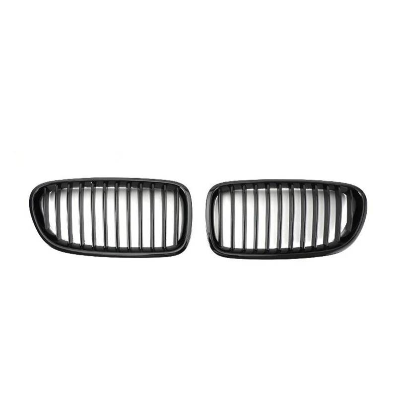 Kühlergrill Grill Auto Glanz Schwarz Front Niere Kühlergrill Für 5 Serie Für F11 Für F10 2010 2011 2012 2013 2014 2015 2016 Limousine Touring Grill Kühlergrill Vorne(GB Single Slat) von BIISVM