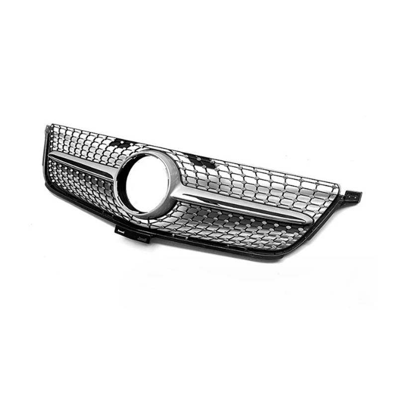 Kühlergrill Grill Auto Kühlergrill Facelift Gitter Mesh Grill Für Für Benz Für ML Klasse Für W166 Für ML300 Für ML320 Für ML350 Für ML40 Für ML450 Grill Kühlergrill Vorne(Diamond Chrome) von BIISVM