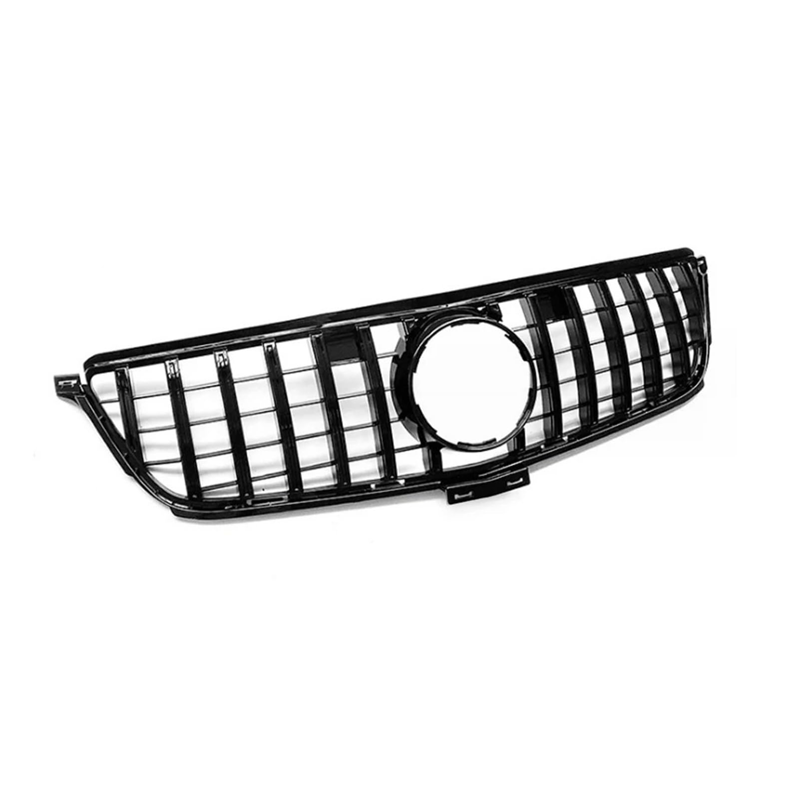 Kühlergrill Grill Auto Kühlergrill Facelift Gitter Mesh Grill Für Für Benz Für ML Klasse Für W166 Für ML300 Für ML320 Für ML350 Für ML40 Für ML450 Grill Kühlergrill Vorne(GT Black) von BIISVM