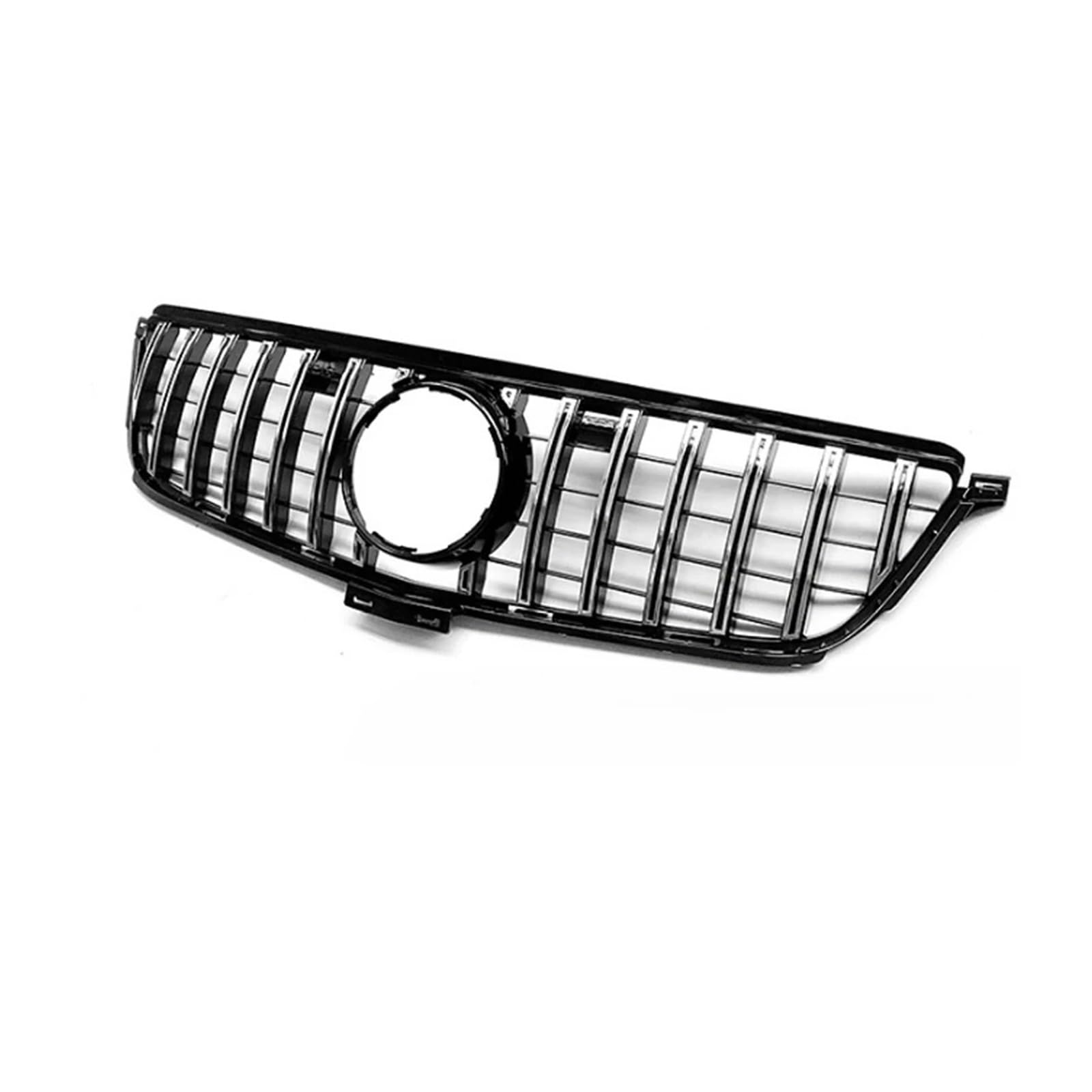 Kühlergrill Grill Auto Kühlergrill Facelift Gitter Mesh Grill Für Für Benz Für ML Klasse Für W166 Für ML300 Für ML320 Für ML350 Für ML40 Für ML450 Grill Kühlergrill Vorne(GT Chrome) von BIISVM