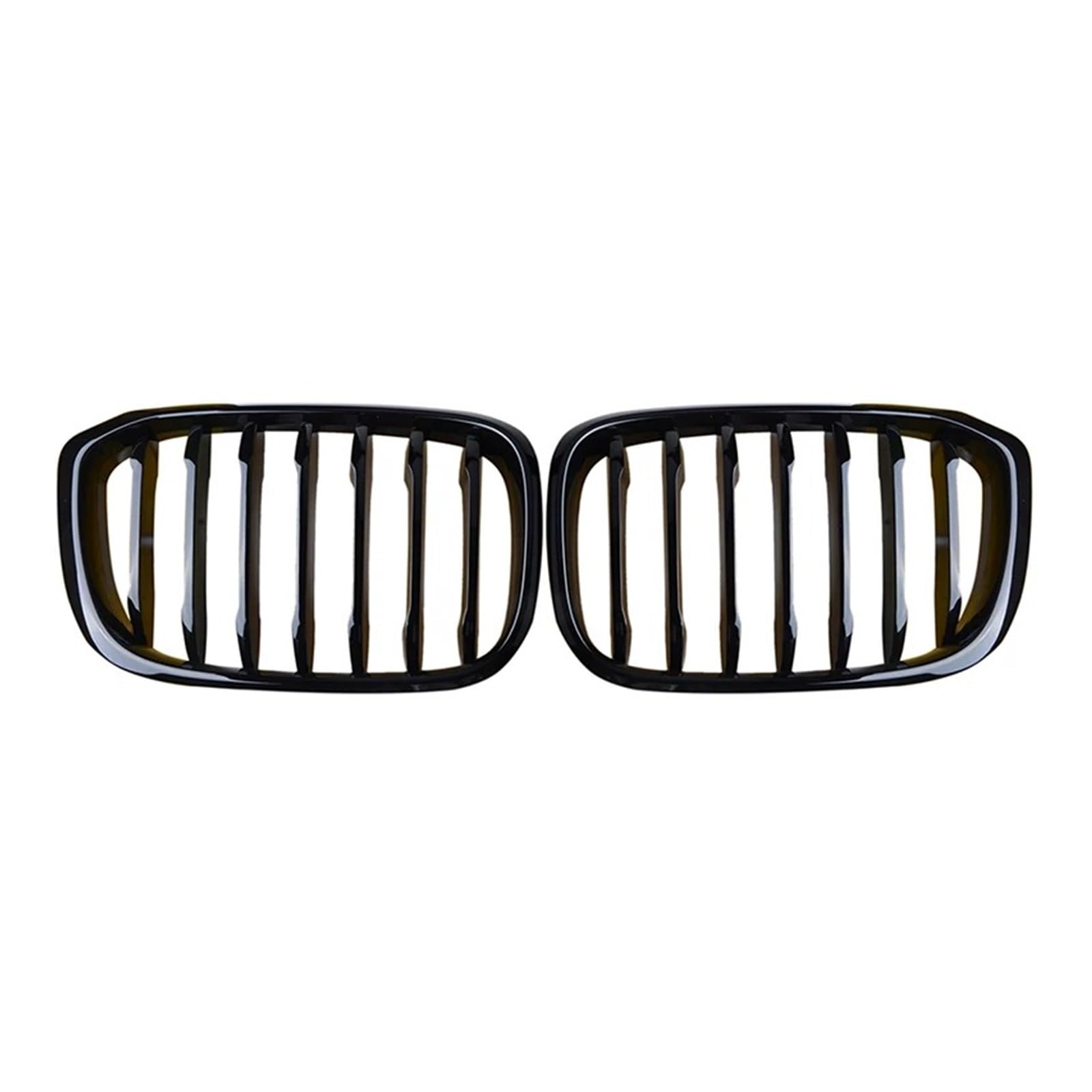 Kühlergrill Grill Auto Zubehör Front Niere Grille Für X3 Für X4 Für G01 Für G02 Für G08 Einzelne Linie Glanz Schwarz Stoßstange Racing Grills 2018 2019 2020 Grill Kühlergrill Vorne(Gloss Black Single) von BIISVM