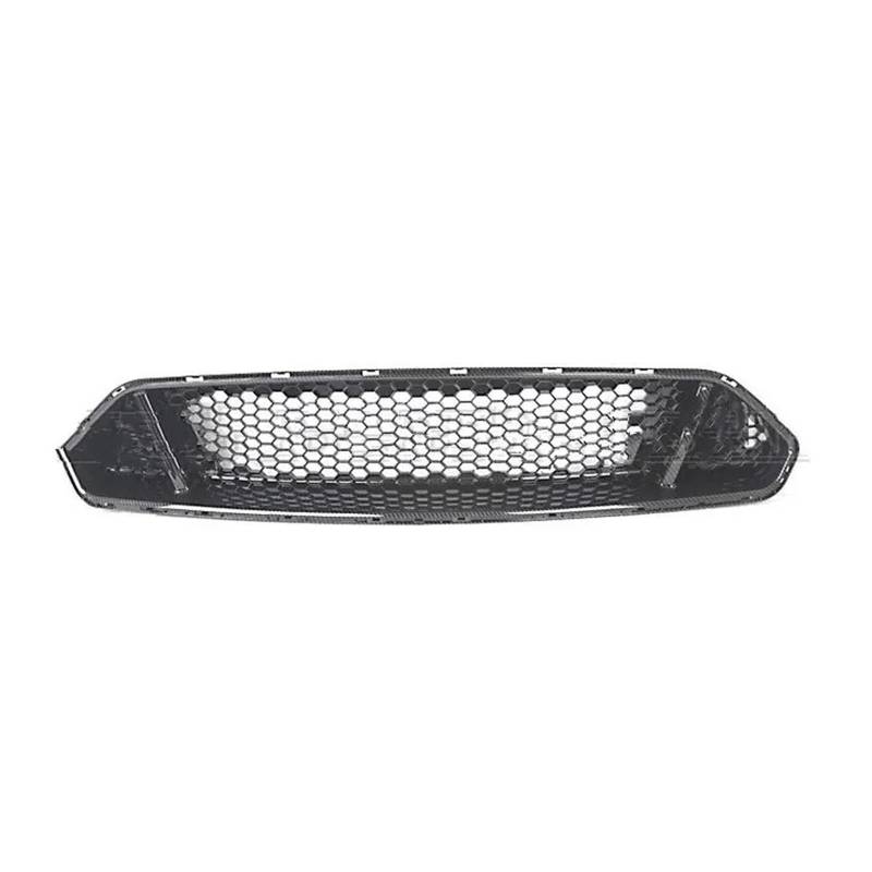 Kühlergrill Grill Carbon Faser Muster Auto Vorderen Stoßfänger Grille Grills Racing Grille Für Ford Für Mustang 2018 2019 2020 2021 Auto Styling Grill Kühlergrill Vorne(Kohlefaser-Optik) von BIISVM