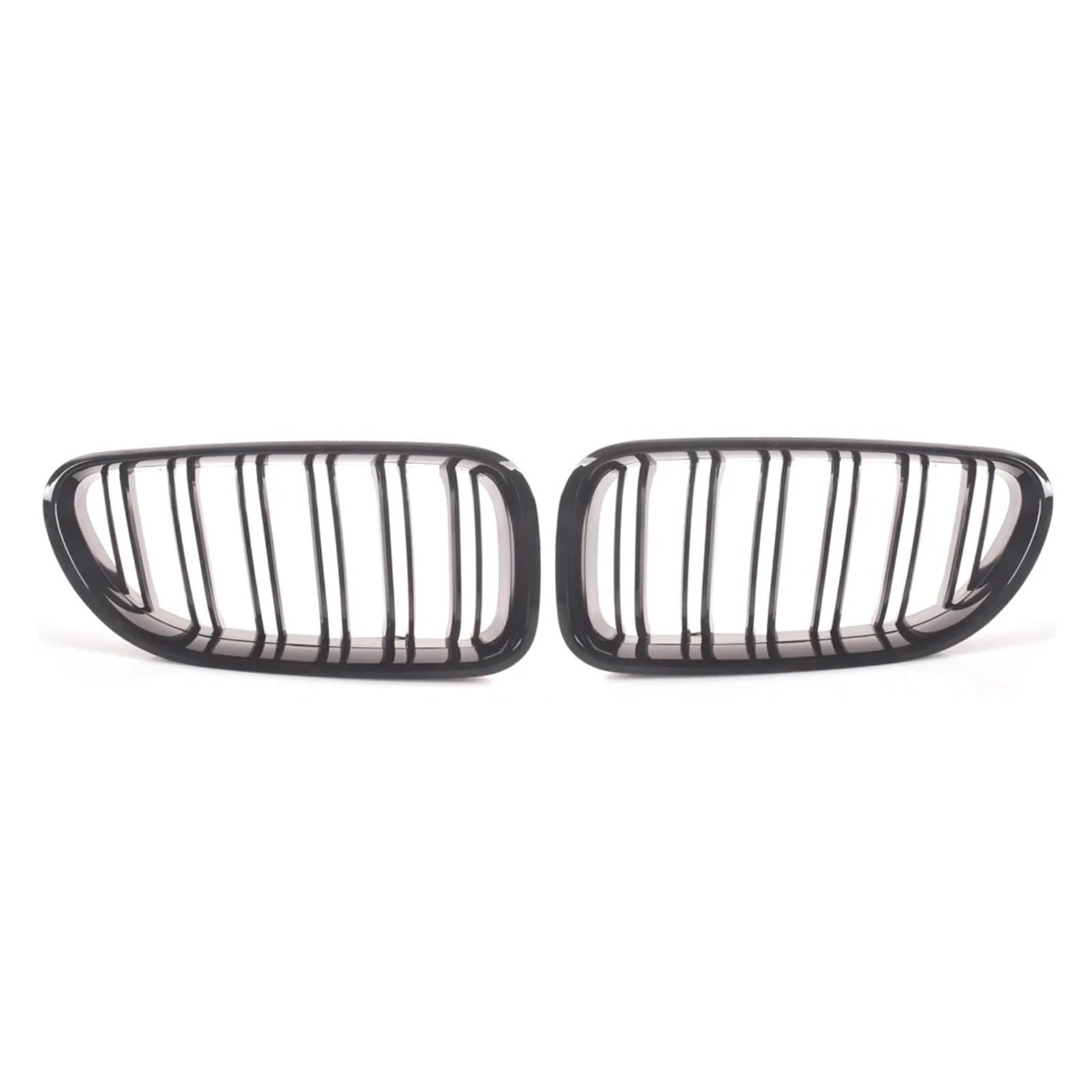 Kühlergrill Grill Carbon Fiber Front Bumper Niere Grill Gitter Für M6 Für 640i Für 650i Für F06 Für F12 Für F13 2012 2013 2014 2015 2016 2017 Grill Kühlergrill Vorne(Gloss Black) von BIISVM