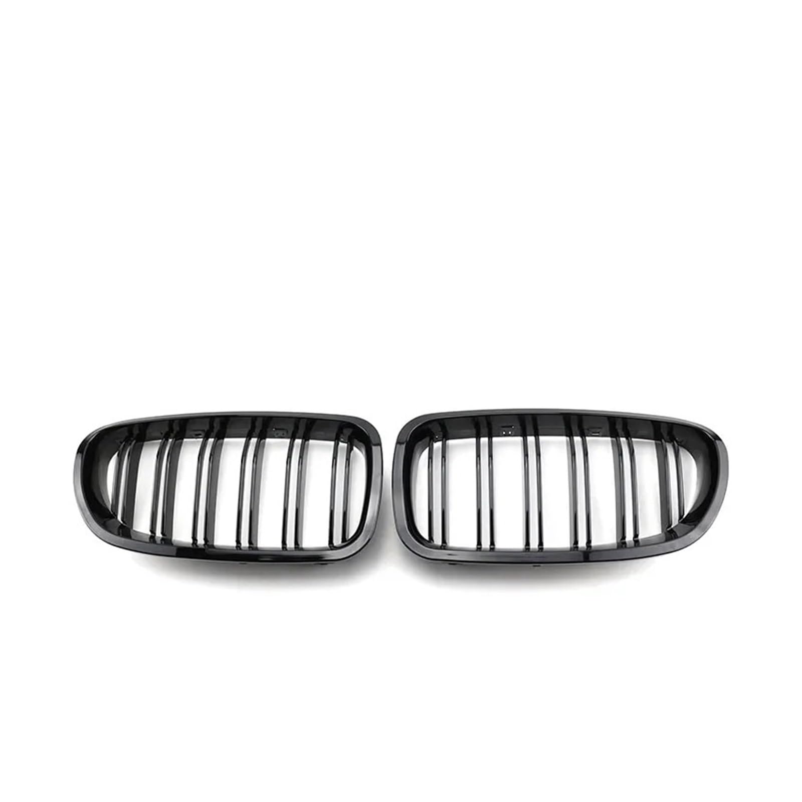 Kühlergrill Grill Diamond Style Auto-Frontgrill Für 5er Für F10 Grill Für F11 Für F18 2010 2011 2012 2013-2017 Glänzend Schwarzer Renngrill Auto-Styling-Zubehör Grill Kühlergrill Vorne(Dual Gloss Blac von BIISVM