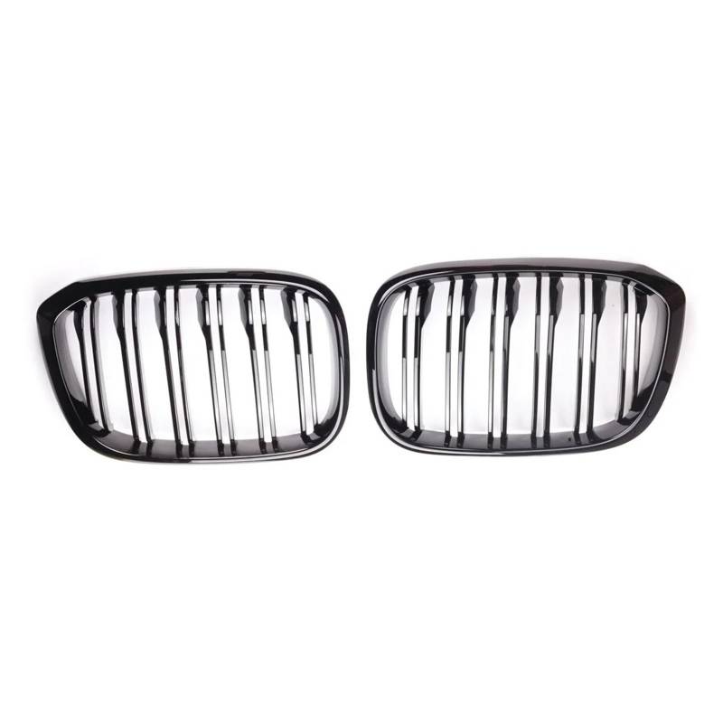 Kühlergrill Grill Doppellatten-Auto-Frontgrill Nierengrill Für X3 Für G01 Für G08 Für X4 Für G02 2018 2019 2020 2021 Renngitter Auto-Styling Grill Kühlergrill Vorne von BIISVM