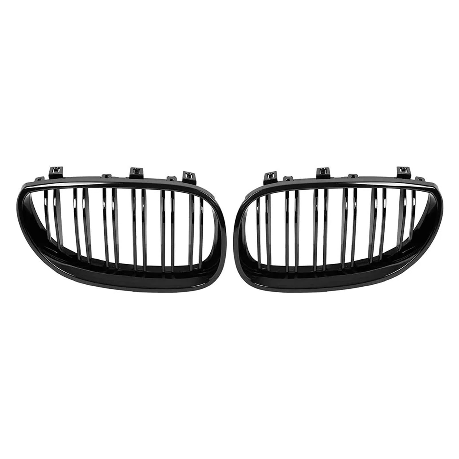 Kühlergrill Grill Doppelte Lamellen Frontstoßstange Nierengitter Für 5er Für M5 Für E60 Für E61 Für 525i Für 528i Für 530i Für 535i Für 540i Für 545i Für 550i Grill Kühlergrill Vorne von BIISVM