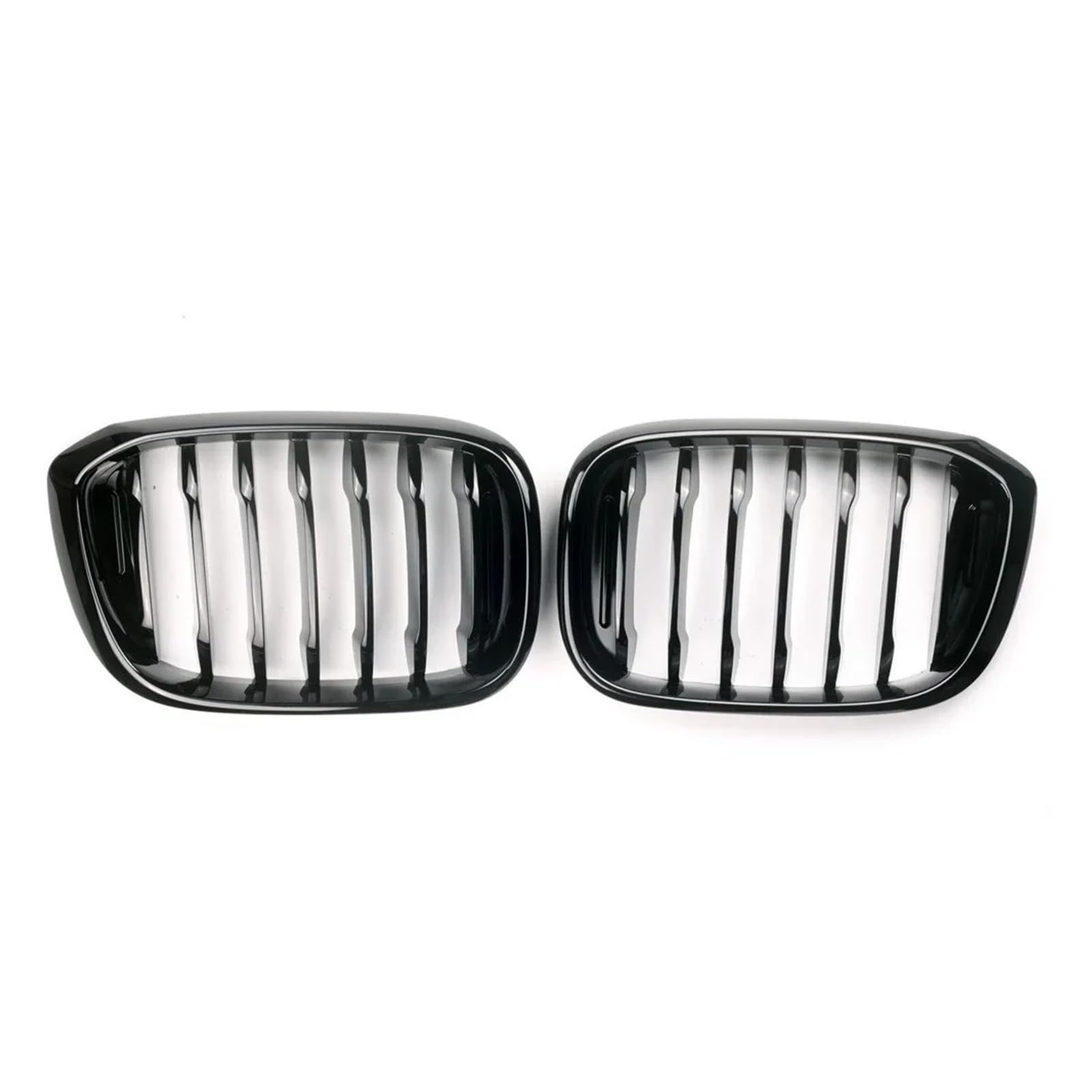 Kühlergrill Grill EIN Lamellengrill Vorne Nierengitter Für X3 Für X4 Für G01 Für G02 Für G08 2018 2019 2020 2021 Glänzend Schwarz Renngrills Auto-Styling Grill Kühlergrill Vorne(Gloss Black Single) von BIISVM